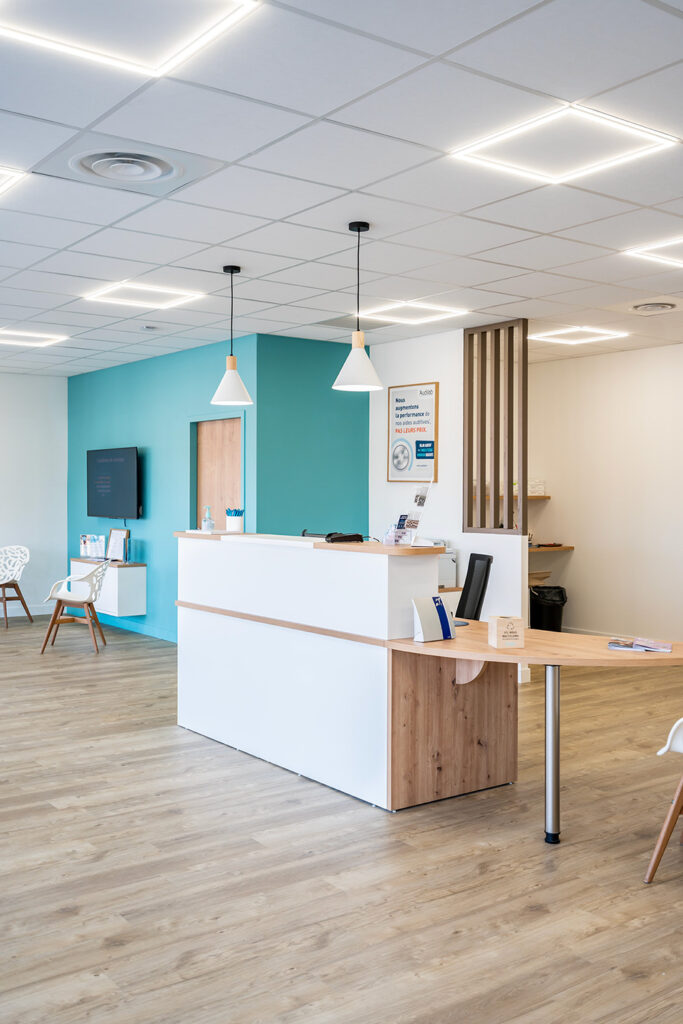 Agencement de centre auditif audilab savoie